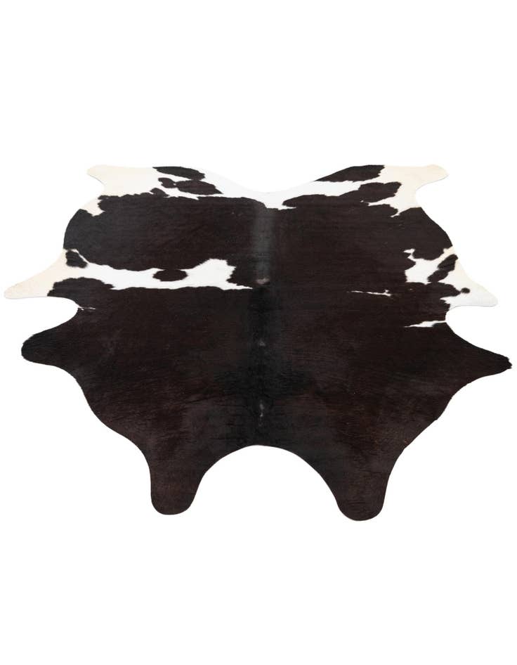 Detail image of  5' x 5' 7 Cowhide Leather Rug