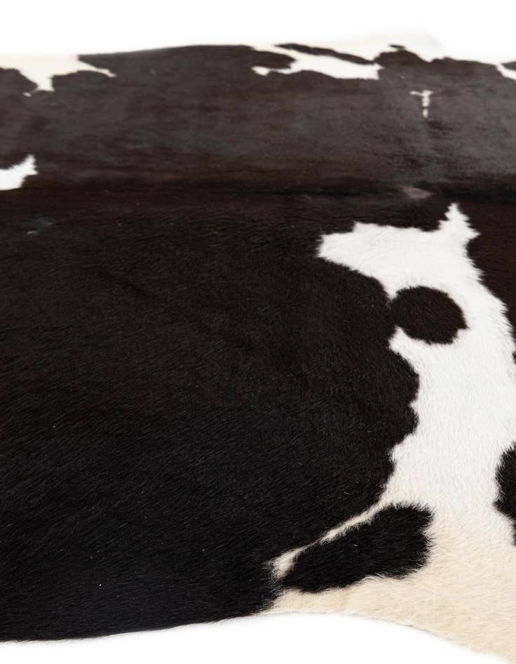 Detail image of  5' x 5' 7 Cowhide Leather Rug