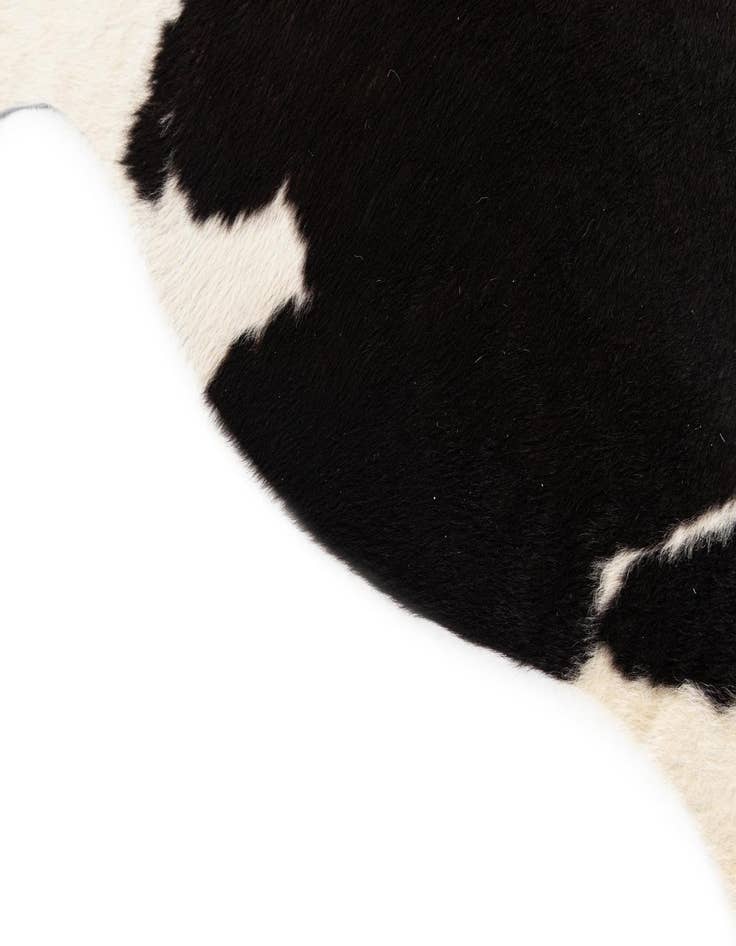 Detail image of  5' x 5' 7 Cowhide Leather Rug