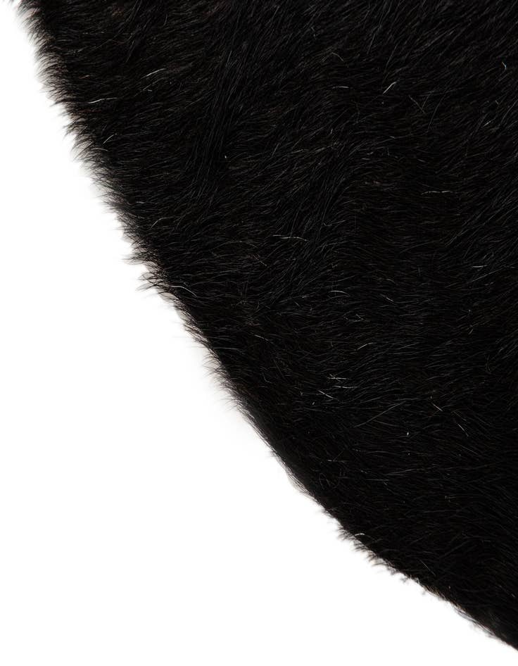 Detail image of  1' 8 x 2' 7 Cowhide Leather Rug