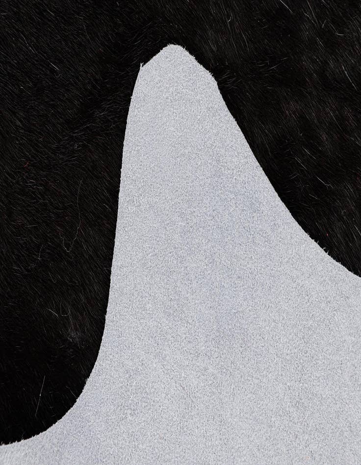 Detail image of  1' 8 x 2' 7 Cowhide Leather Rug