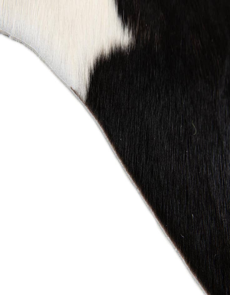 Detail image of  1' 8 x 2' 7 Cowhide Leather Rug