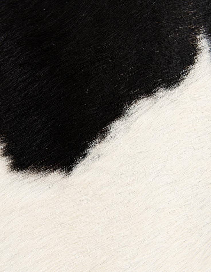 Detail image of  1' 8 x 2' 7 Cowhide Leather Rug