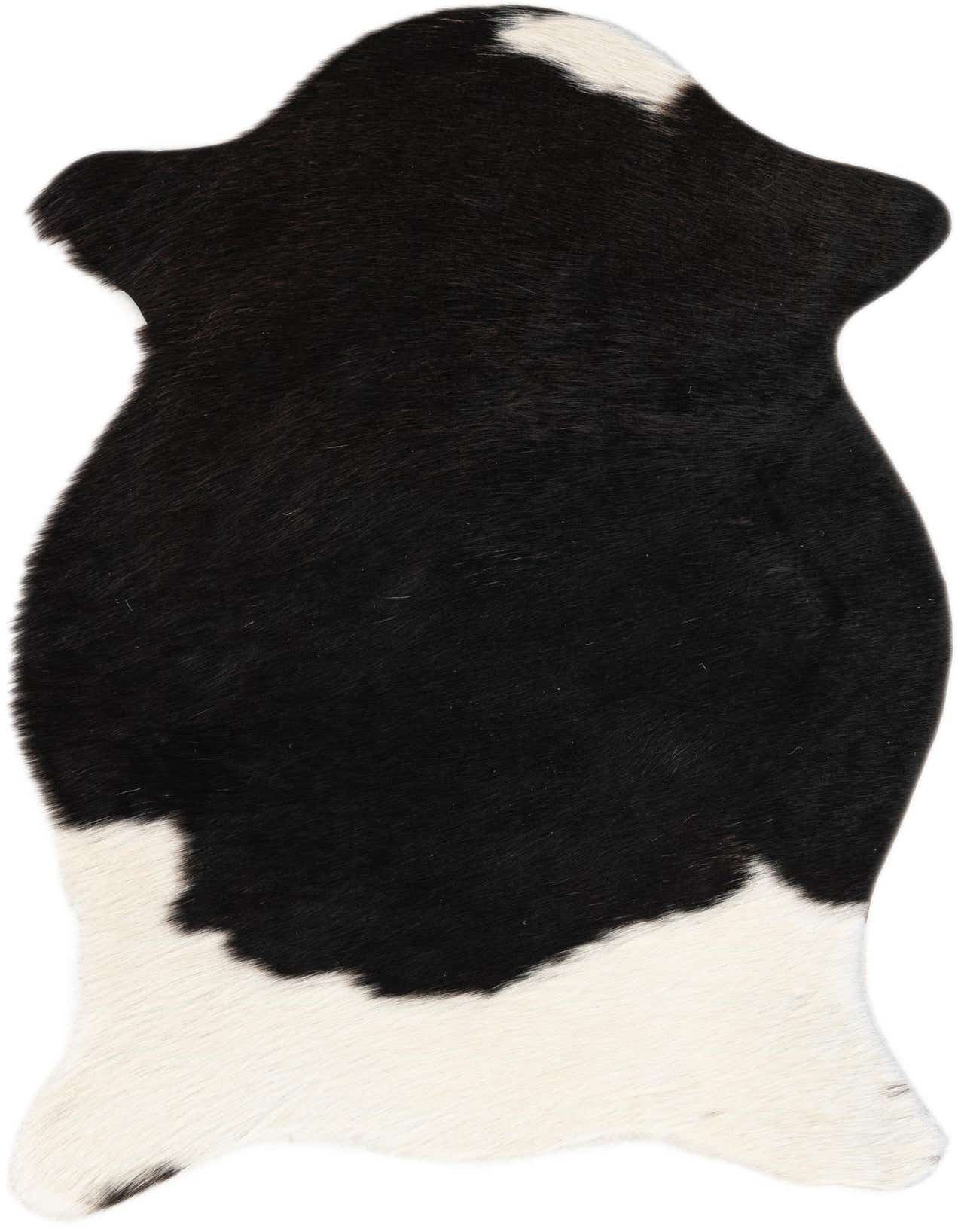 Primary image  1' 8 x 2' 7 Cowhide Leather Rug