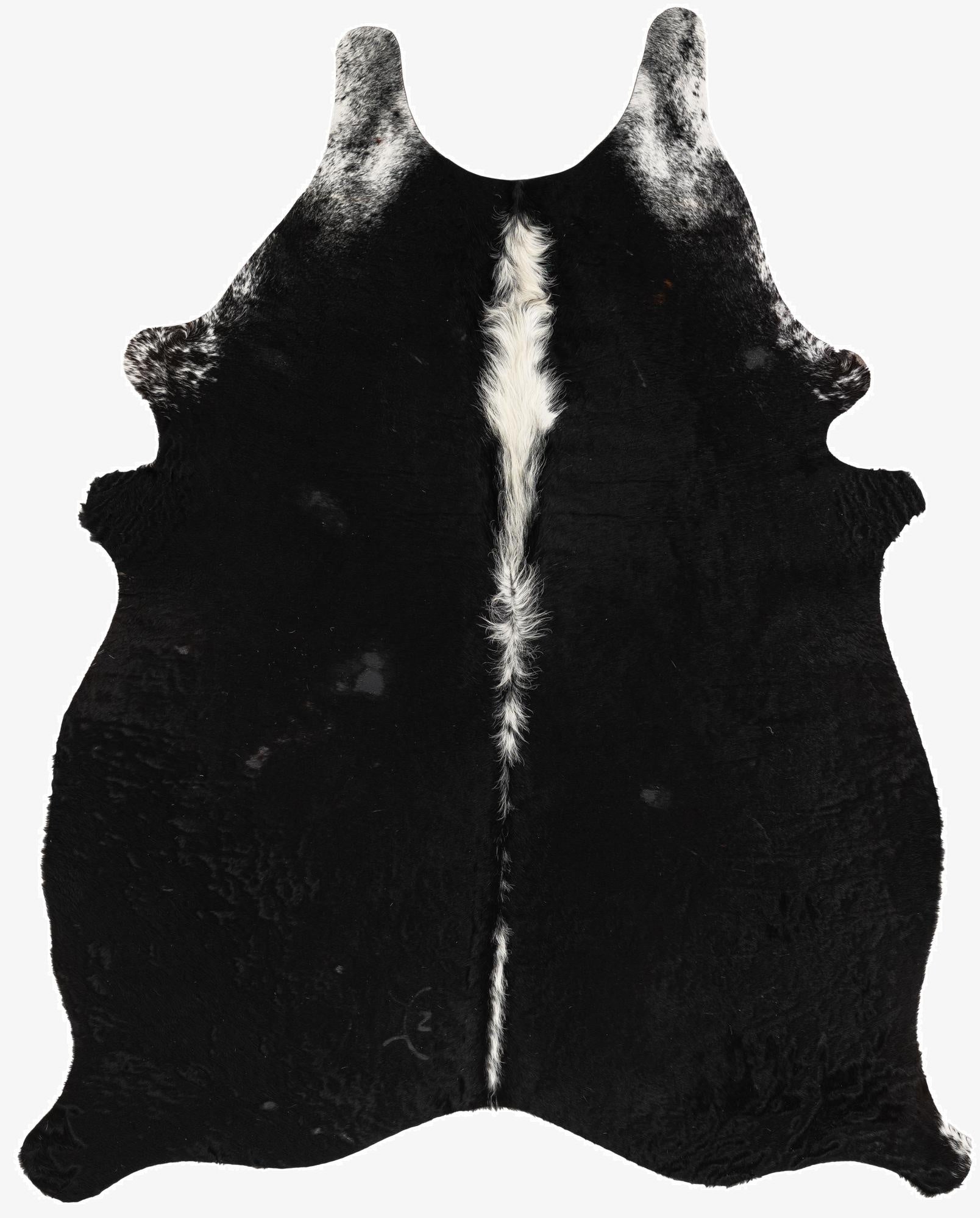  4' 8 x 5' 7 Cowhide Leather Rug