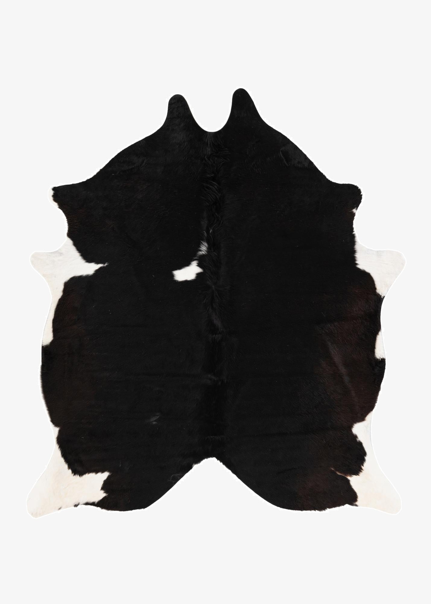  6' 2 x 7' 1 Cowhide Leather Rug
