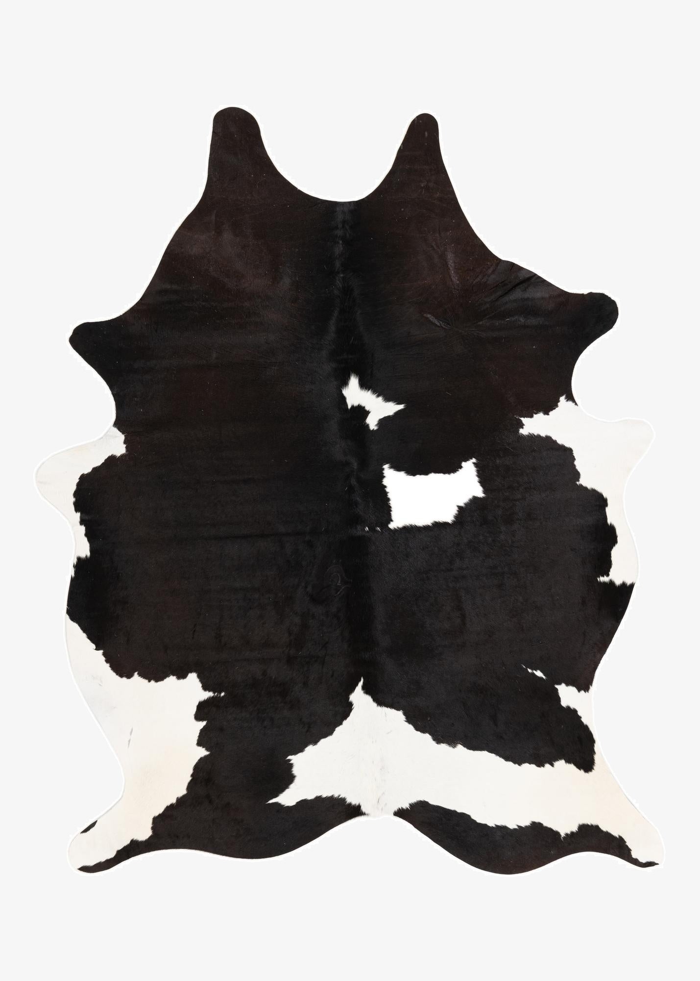 5' 2 x 6' 8 Cowhide Leather Rug