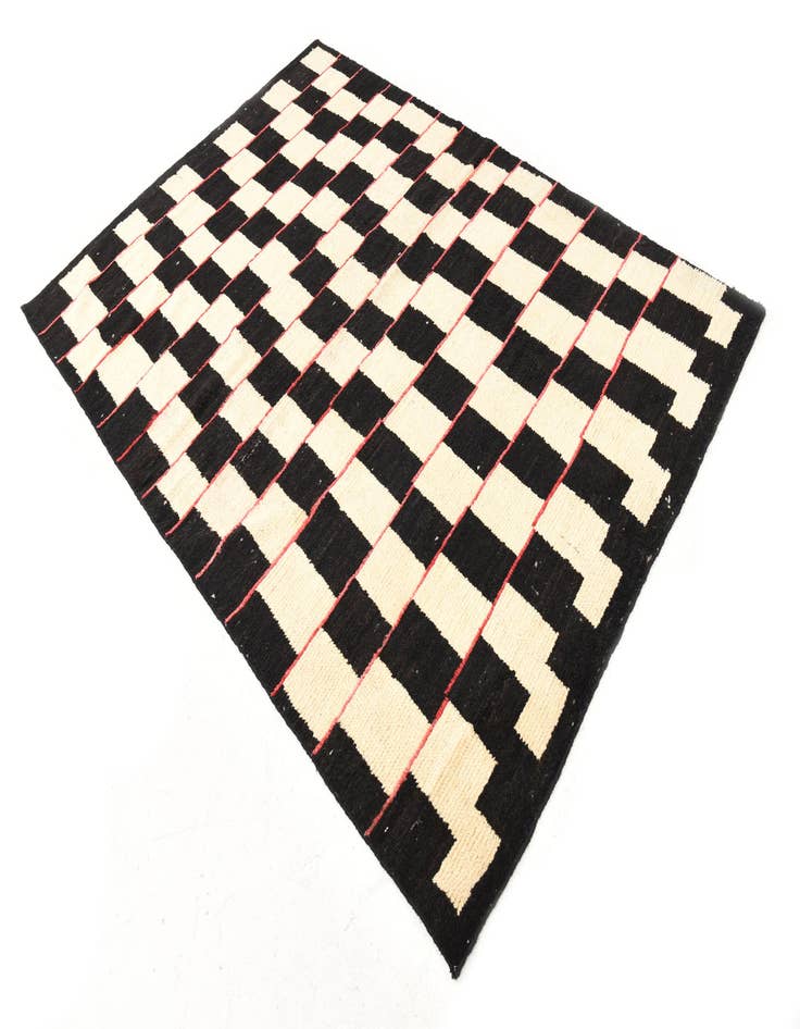 Detail image of  5' 6 x 8' 1  Hand Knotted Darya Wool Rug