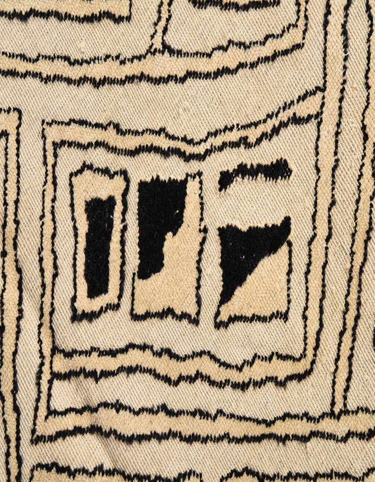 Detail image of  7' 9 x 10' 2  Hand Knotted Darya Wool Rug