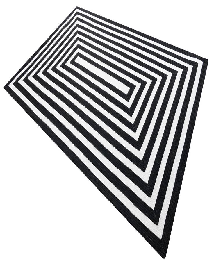 Detail image of  5' 3 x 8'  Hand Woven Eco Verse   Washable Indoor / Outdoor Rug