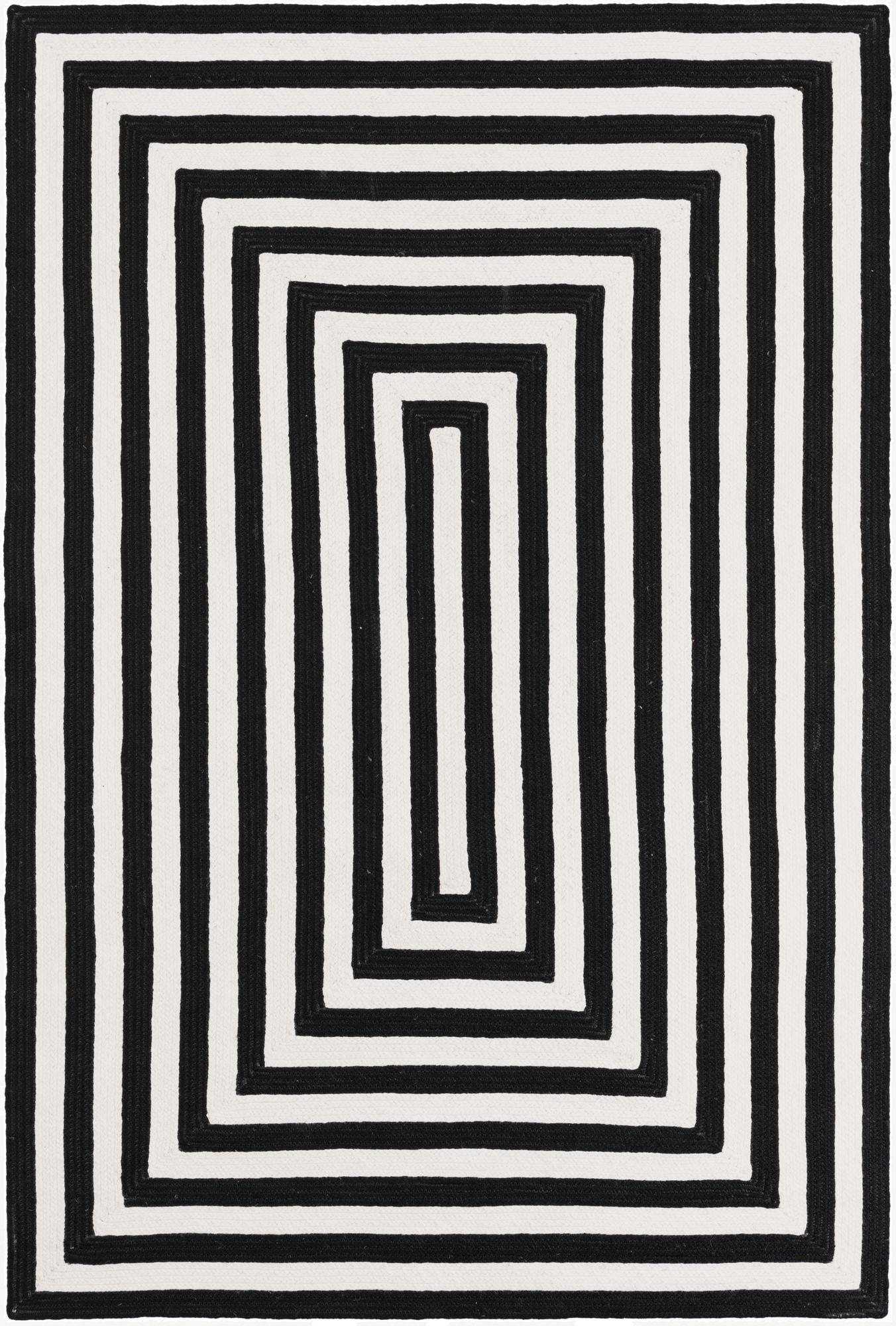  4' 1 x 6' 1  Hand Woven Eco Verse   Washable Indoor / Outdoor Rug