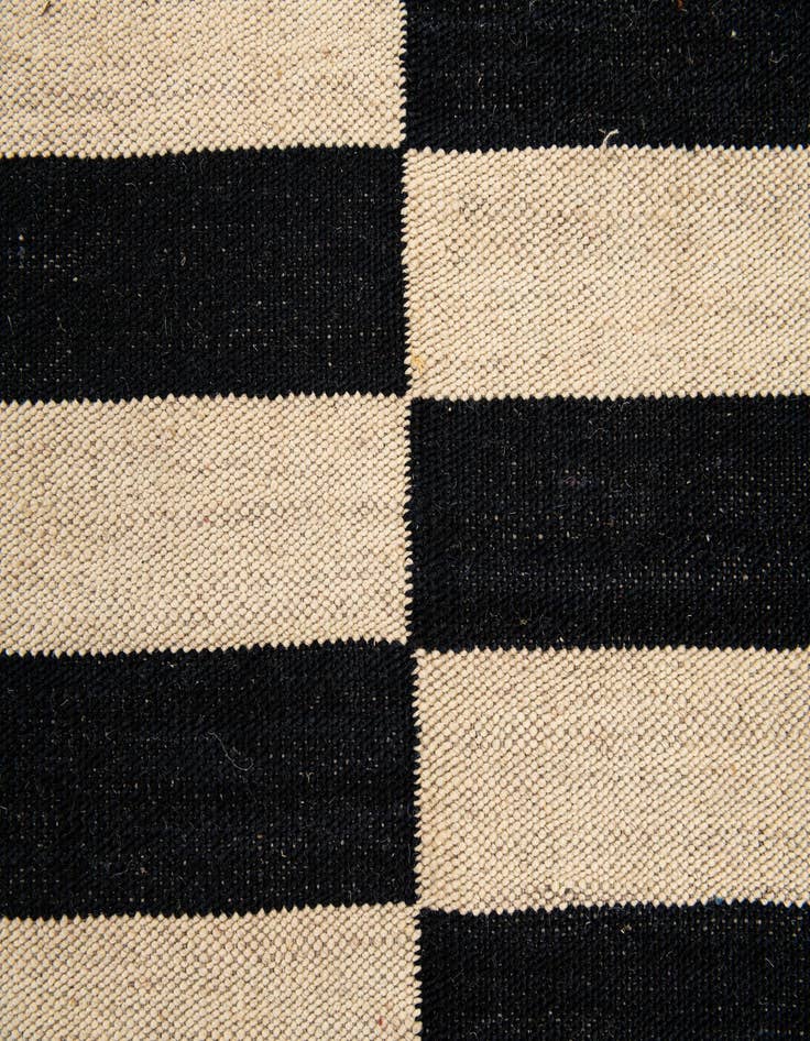 Detail image of  8' 3 x 11' 1  Hand Woven Kilim Modern Wool Rug