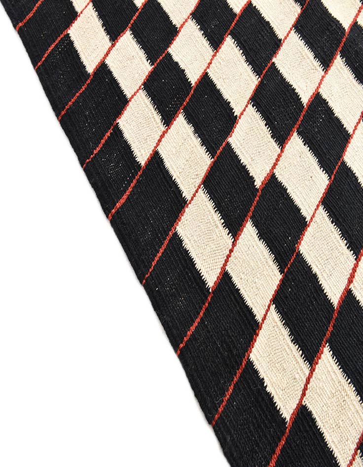 Detail image of  8' 3 x 9' 5  Hand Woven Kilim Modern Wool Rug