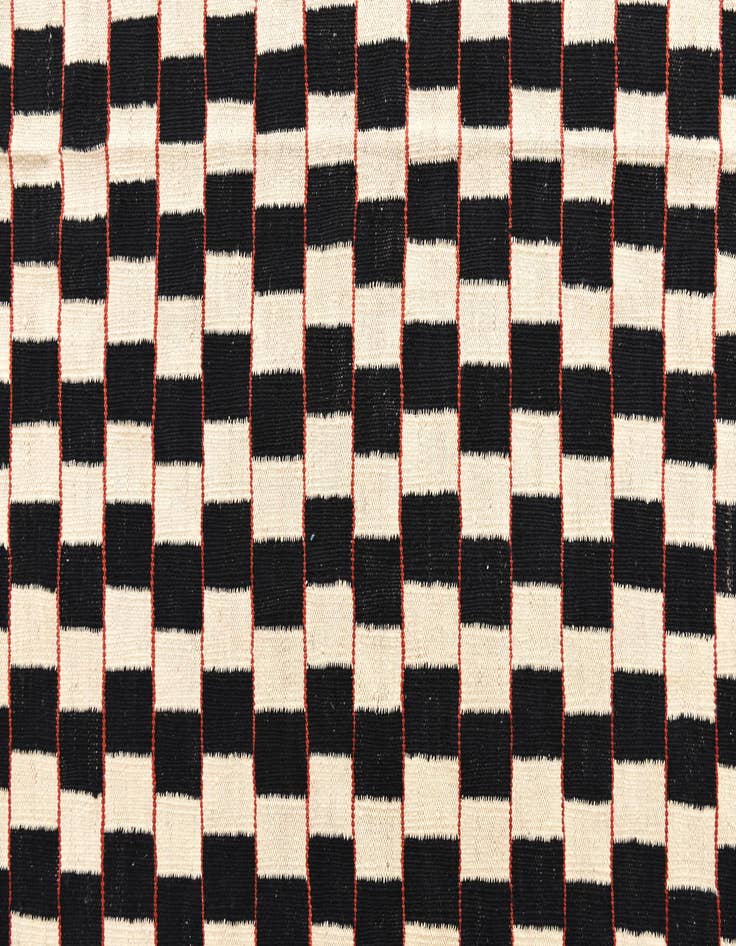 Detail image of  8' 3 x 9' 5  Hand Woven Kilim Modern Wool Rug