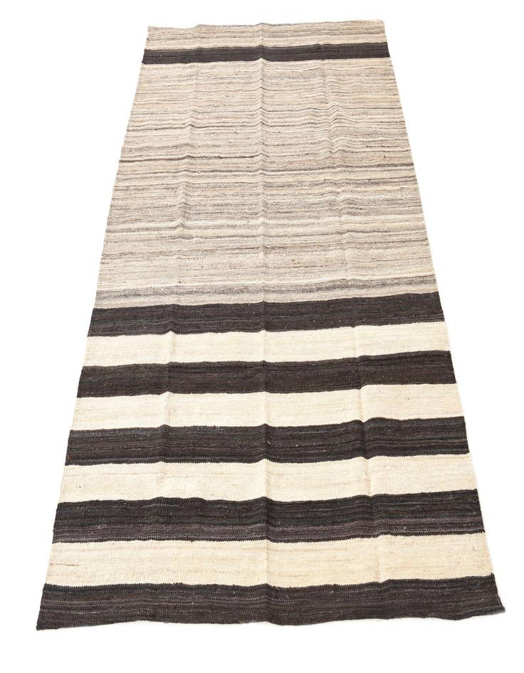 Detail image of  4' 2 x 5' 10  Hand Woven Kilim Modern Wool Rug