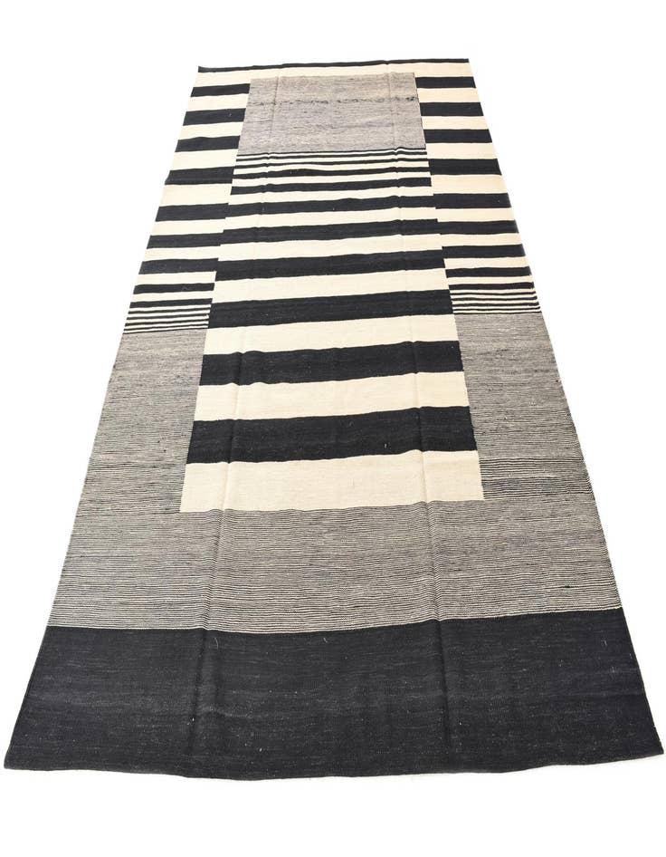 Detail image of  7' x 9' 9  Hand Woven Kilim Modern Wool Rug