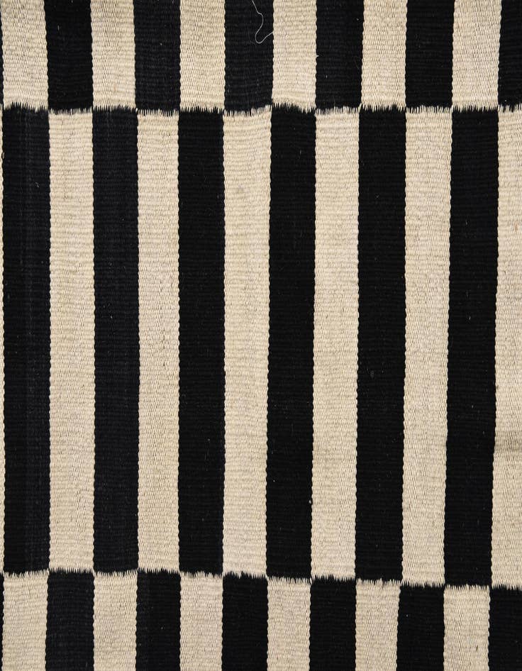 Detail image of  3' 4 x 4' 8  Hand Woven Kilim Modern Wool Rug
