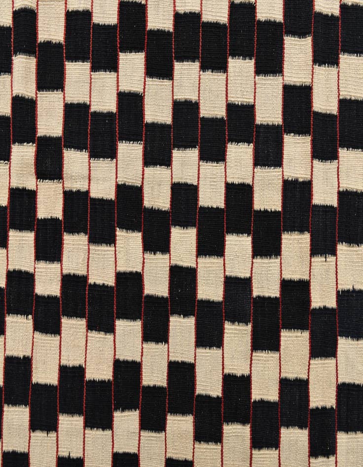 Detail image of  6' 9 x 9' 5  Hand Woven Kilim Modern Wool Rug