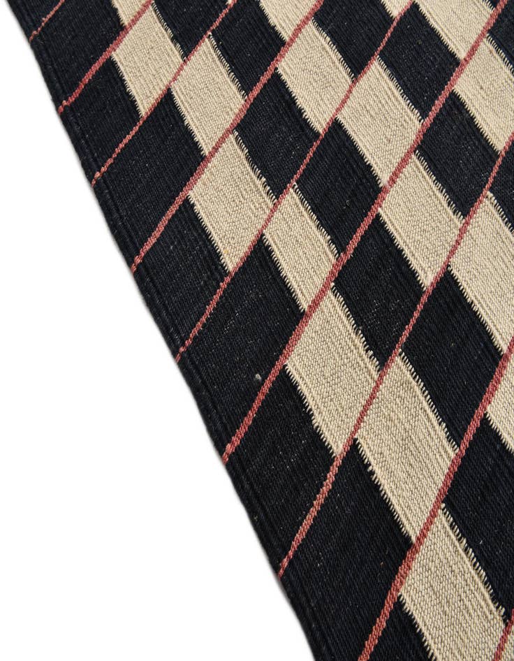 Detail image of  6' 2 x 9' 7  Hand Woven Kilim Modern Wool Rug