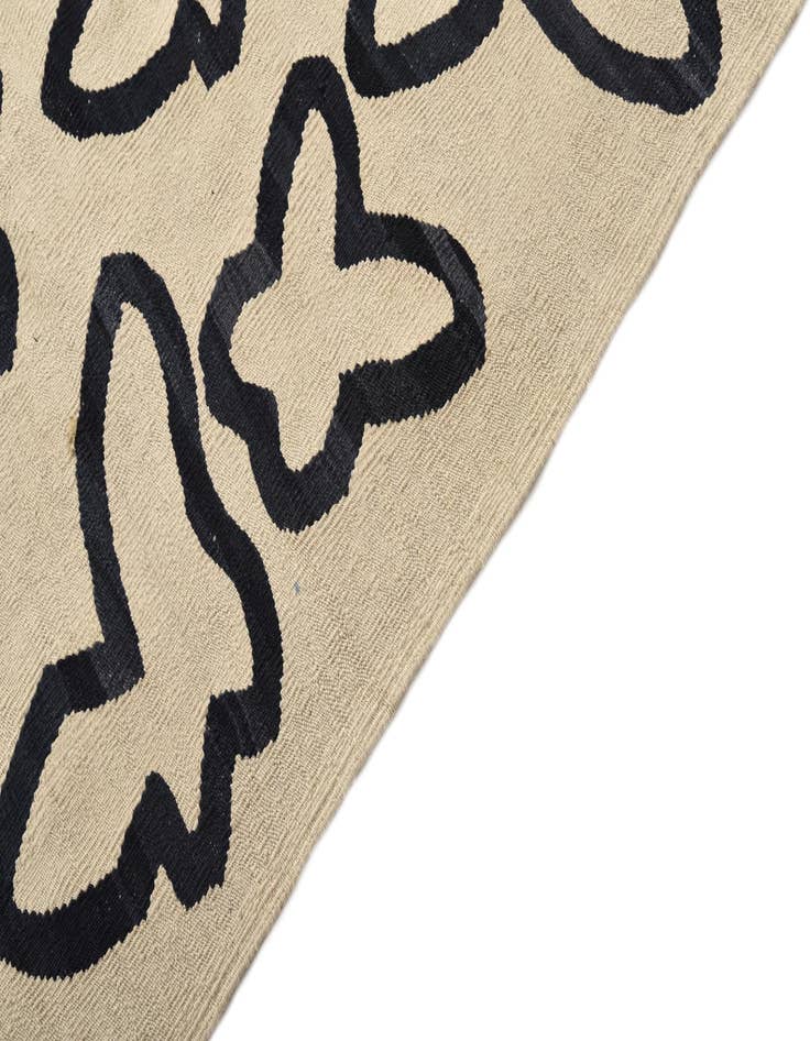 Detail image of  8' 3 x 9' 7  Hand Woven Kilim Modern Wool Rug