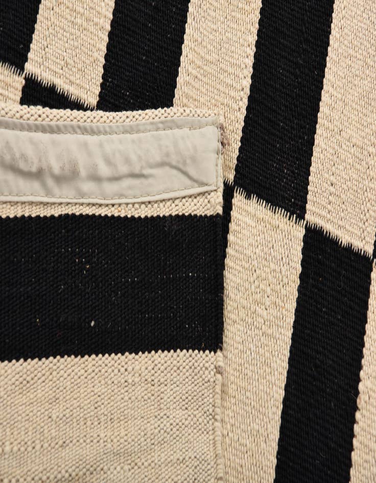 Detail image of  2' 8 x 3' 11  Hand Woven Kilim Modern Wool Rug