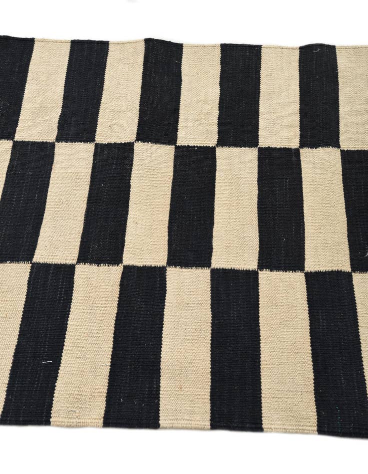 Detail image of  2' 8 x 3' 11  Hand Woven Kilim Modern Wool Rug