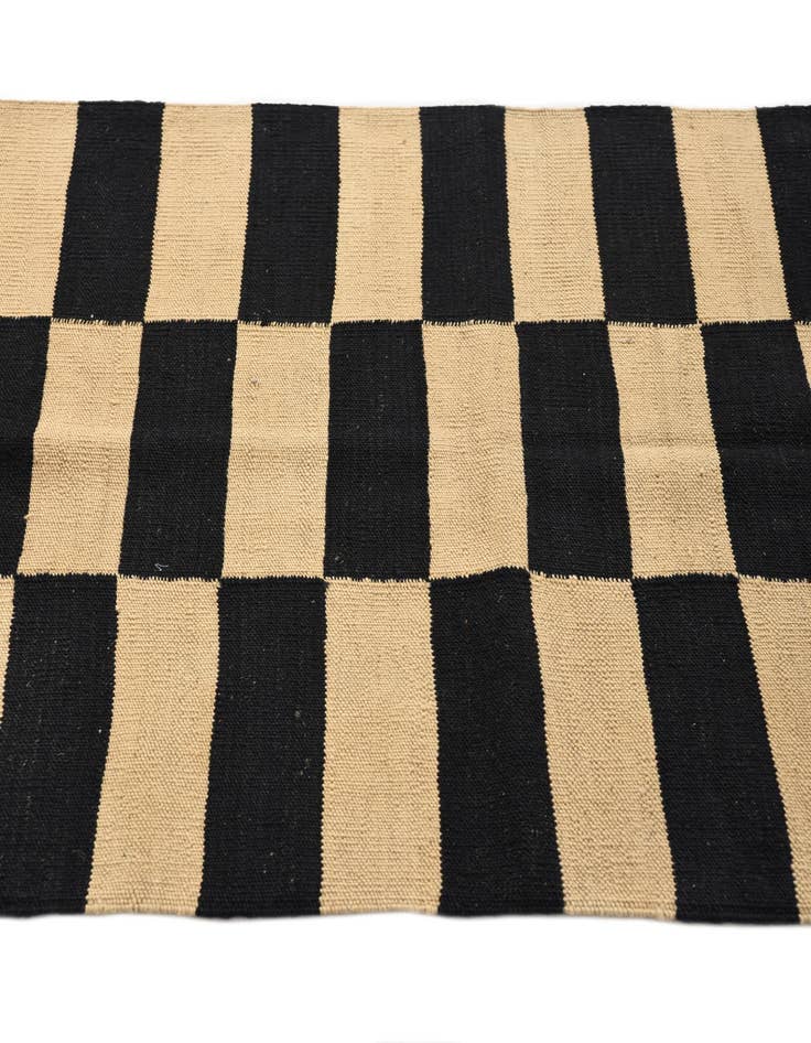 Detail image of  2' 8 x 3' 11  Hand Woven Kilim Modern Wool Rug