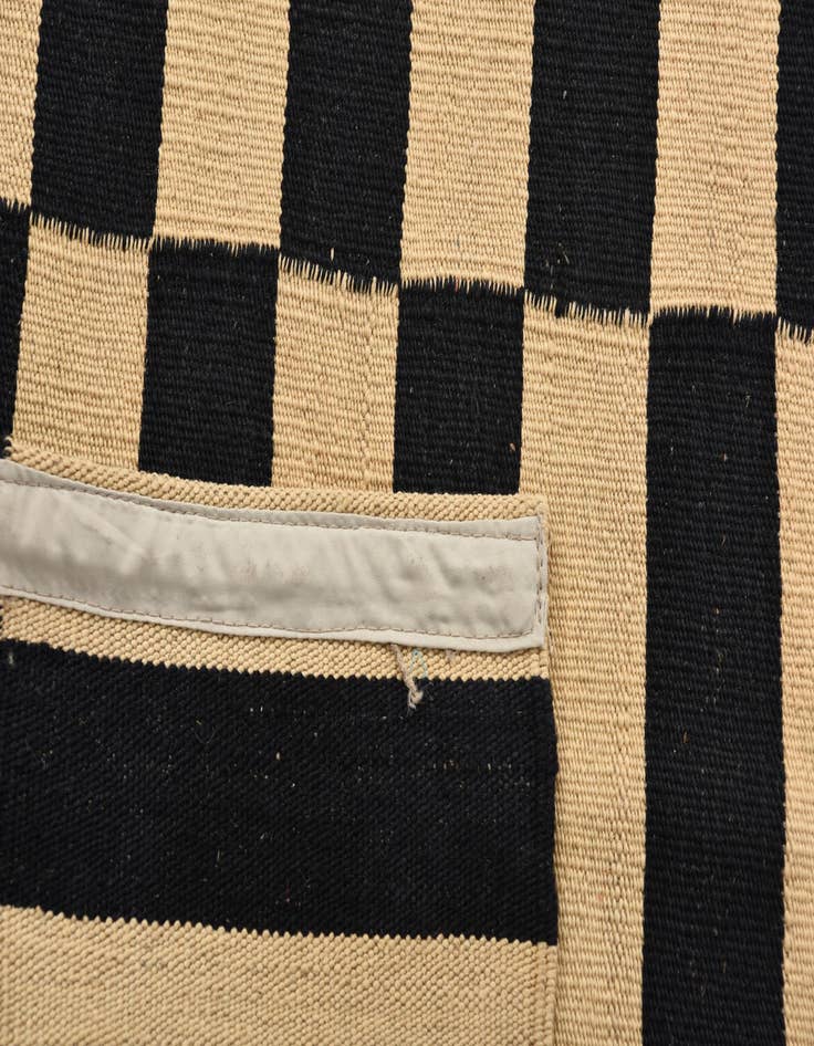 Detail image of  2' 8 x 3' 11  Hand Woven Kilim Modern Wool Rug