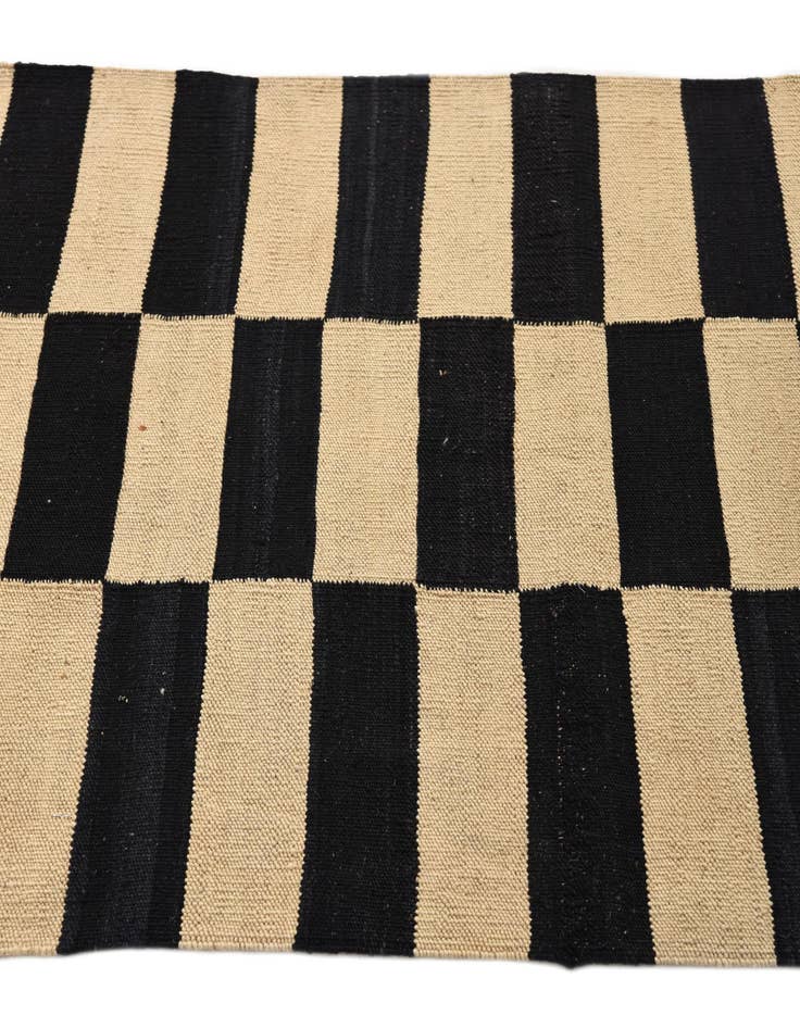 Detail image of  2' 8 x 3' 11  Hand Woven Kilim Modern Wool Rug