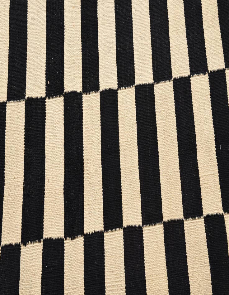Detail image of  2' 8 x 4'  Hand Woven Kilim Modern Wool Rug