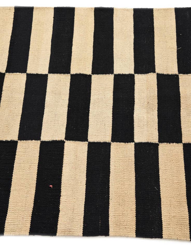 Detail image of  2' 8 x 4'  Hand Woven Kilim Modern Wool Rug