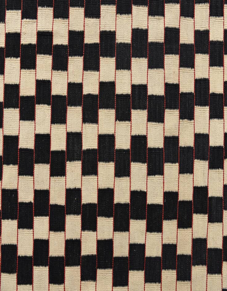Detail image of  8' 5 x 11' 2  Hand Woven Kilim Modern Wool Rug