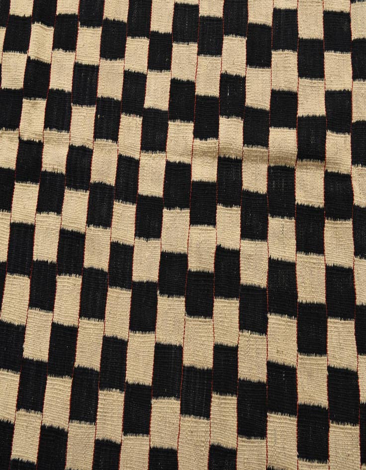 Detail image of  6' 10 x 9' 5  Hand Woven Kilim Modern Wool Rug