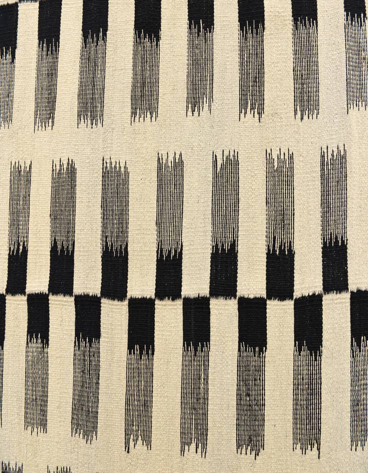 Detail image of  5' 8 x 7' 10  Hand Woven Kilim Modern Wool Rug