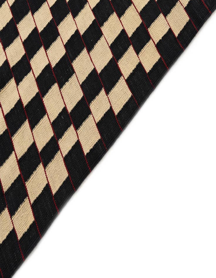 Detail image of  5' 8 x 7' 6  Hand Woven Kilim Modern Wool Rug