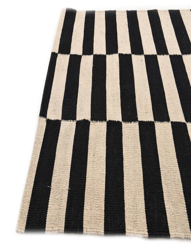 Detail image of  2' 8 x 3' 9  Hand Woven Kilim Modern Wool Rug