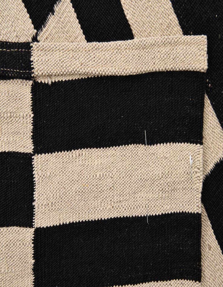 Detail image of  2' 8 x 3' 9  Hand Woven Kilim Modern Wool Rug