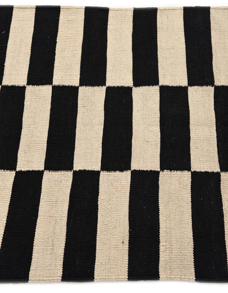 Detail image of  2' 9 x 3' 9  Hand Woven Kilim Modern Wool Rug