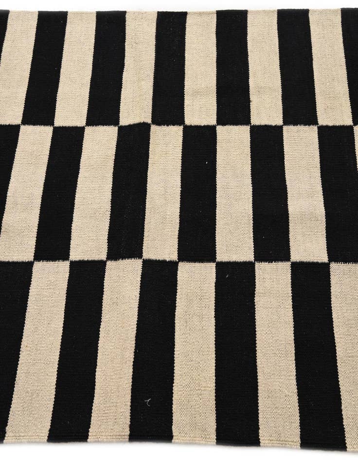 Detail image of  3' 4 x 4' 10  Hand Woven Kilim Modern Wool Rug