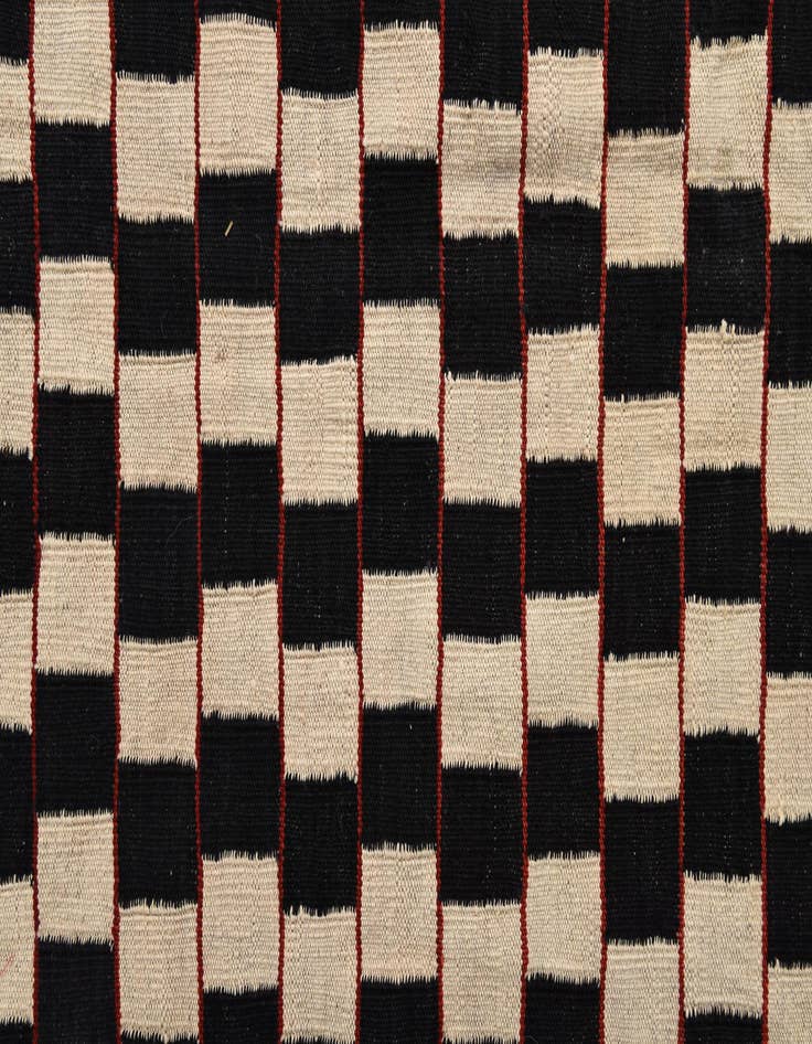 Detail image of  6' 7 x 9' 6  Hand Woven Kilim Modern Wool Rug