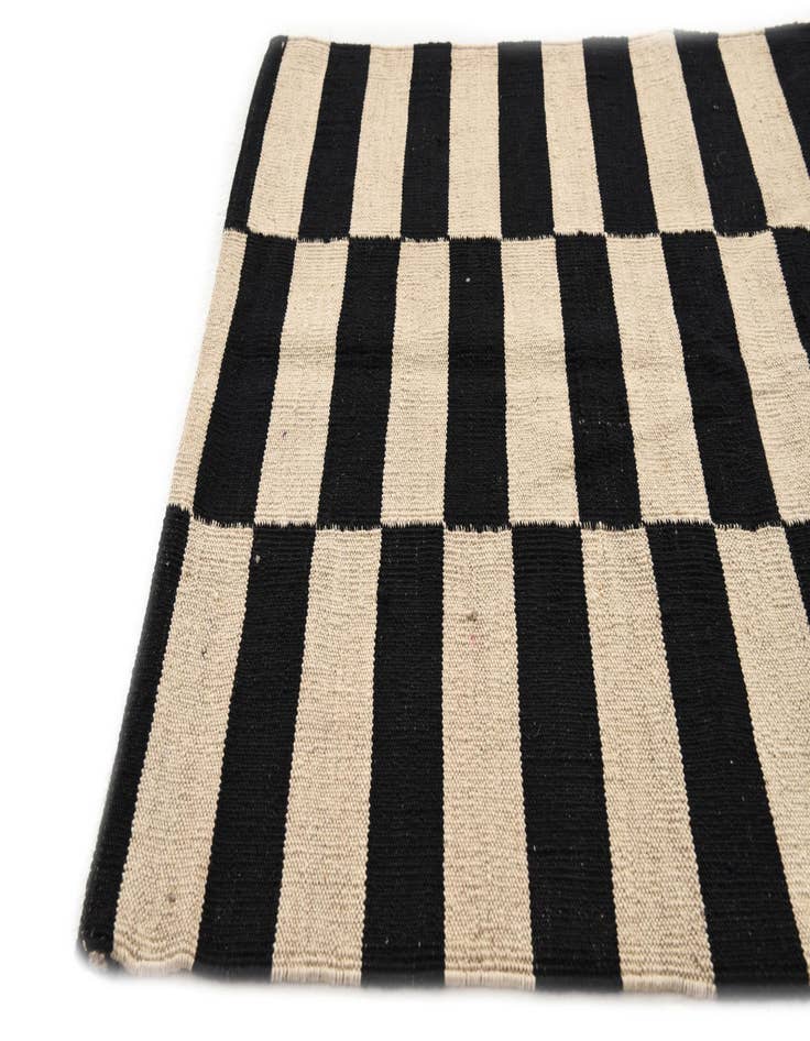 Detail image of  2' 8 x 3' 9  Hand Woven Kilim Modern Wool Rug