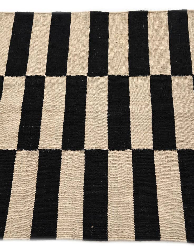 Detail image of  2' 8 x 3' 9  Hand Woven Kilim Modern Wool Rug