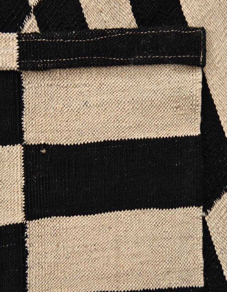 Detail image of  2' 8 x 3' 9  Hand Woven Kilim Modern Wool Rug