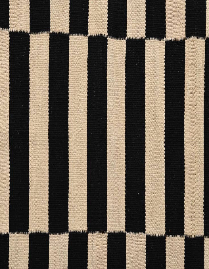 Detail image of  3' 4 x 4' 9  Hand Woven Kilim Modern Wool Rug