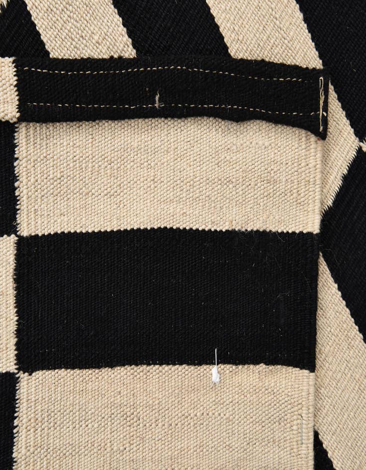 Detail image of  2' 8 x 3' 9  Hand Woven Kilim Modern Wool Rug