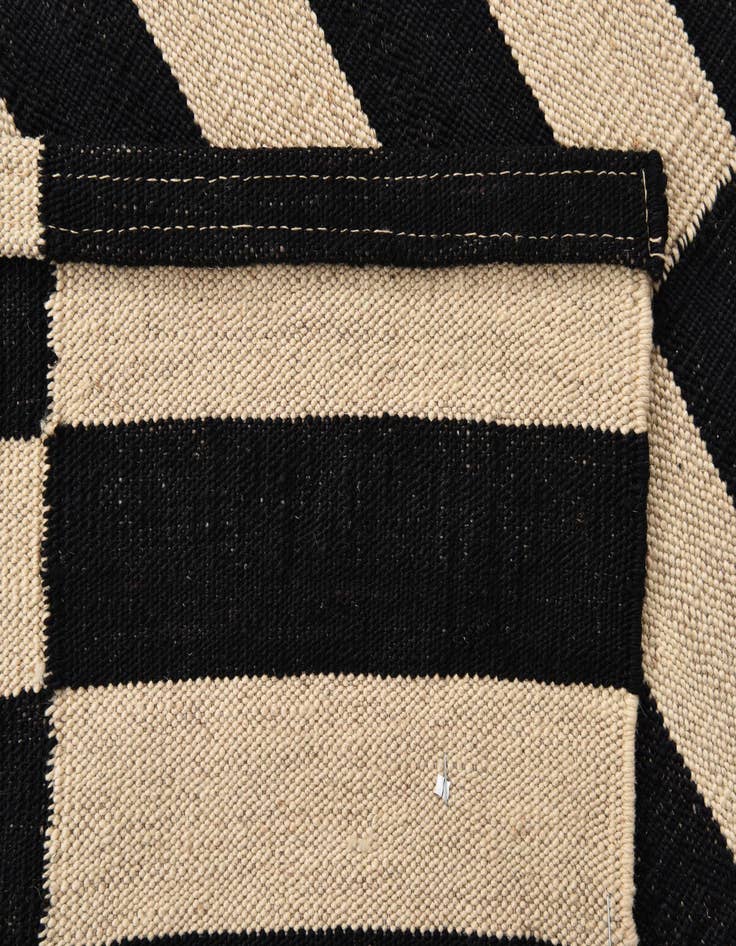 Detail image of  2' 9 x 3' 9  Hand Woven Kilim Modern Wool Rug