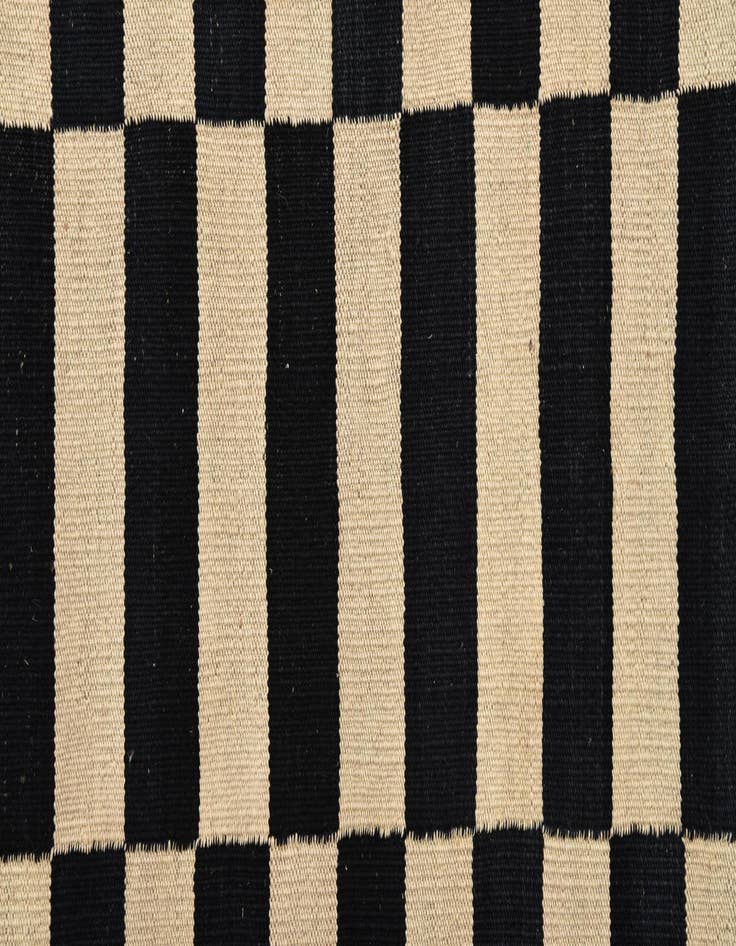 Detail image of  3' 4 x 4' 10  Hand Woven Kilim Modern Wool Rug