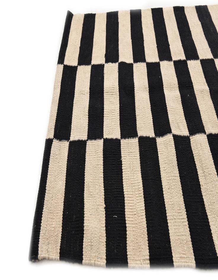 Detail image of  2' 8 x 3' 9  Hand Woven Kilim Modern Wool Rug