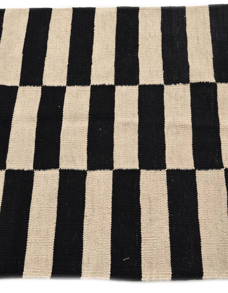 Detail image of  2' 8 x 3' 9  Hand Woven Kilim Modern Wool Rug