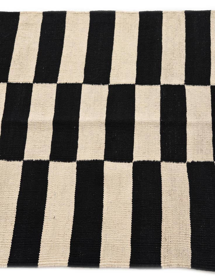 Detail image of  2' 8 x 3' 9  Hand Woven Kilim Modern Wool Rug
